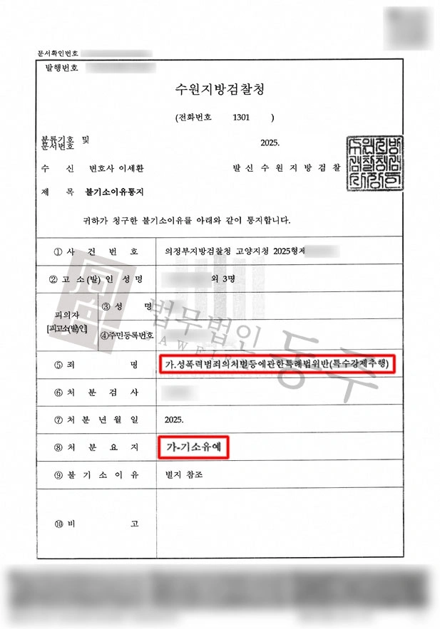 수원 성범죄 성공사례 판결문